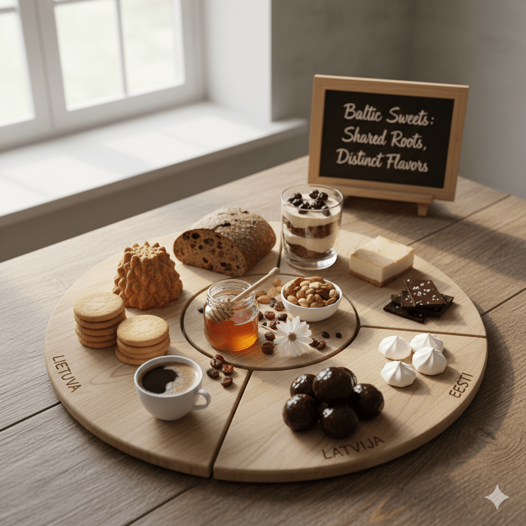 Baltische Süßigkeiten: Gemeinsamkeiten und klare Unterschiede - Baltuna