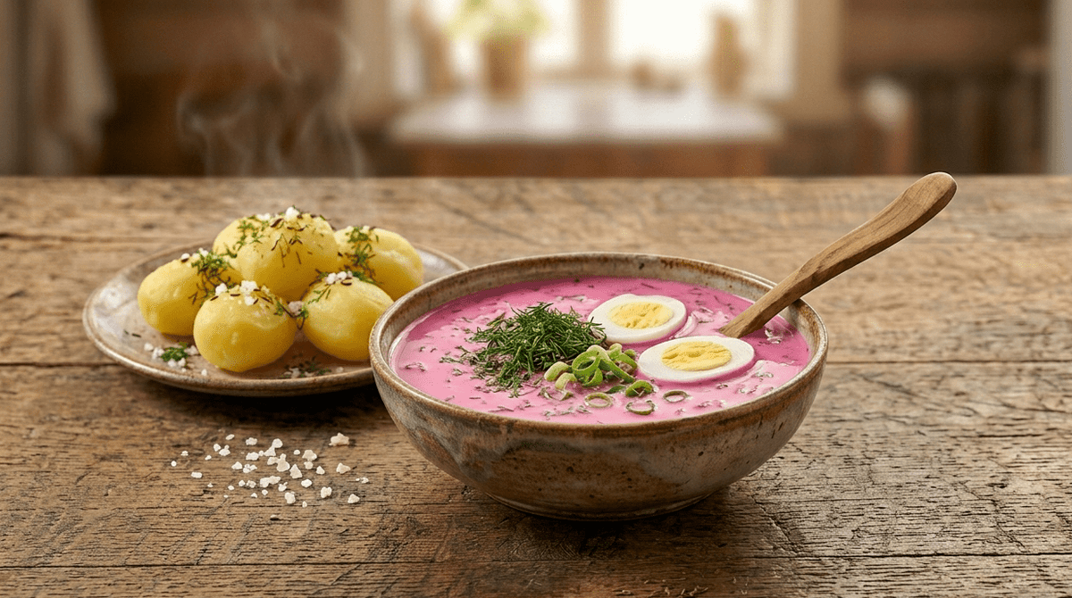 Šaltibarščiai Rezept: Herkunft & Tipps zur pinken Suppe - Baltuna