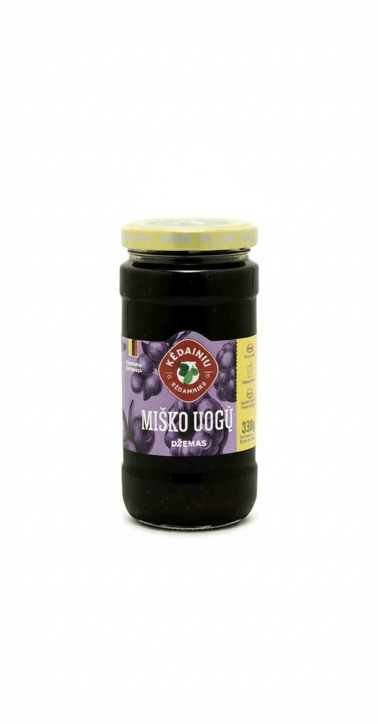 Litauische Waldbeeren-Marmelade im Glas – traditionelle Marmelade aus Litauen von Baltuna