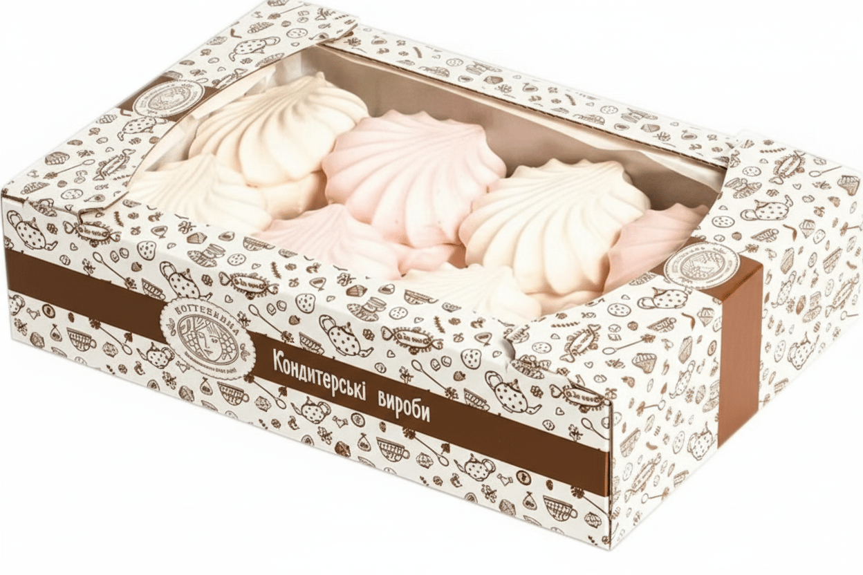 Marshmallows in dekorativer Geschenkbox – zarte Schaumzucker-Süßigkeiten