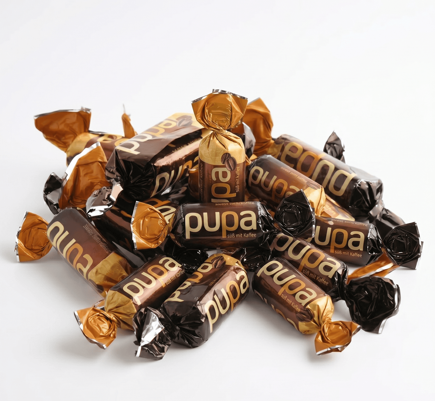PUPA litauische Schokoladenbonbons mit Kaffeegeschmack 250g - Baltuna
