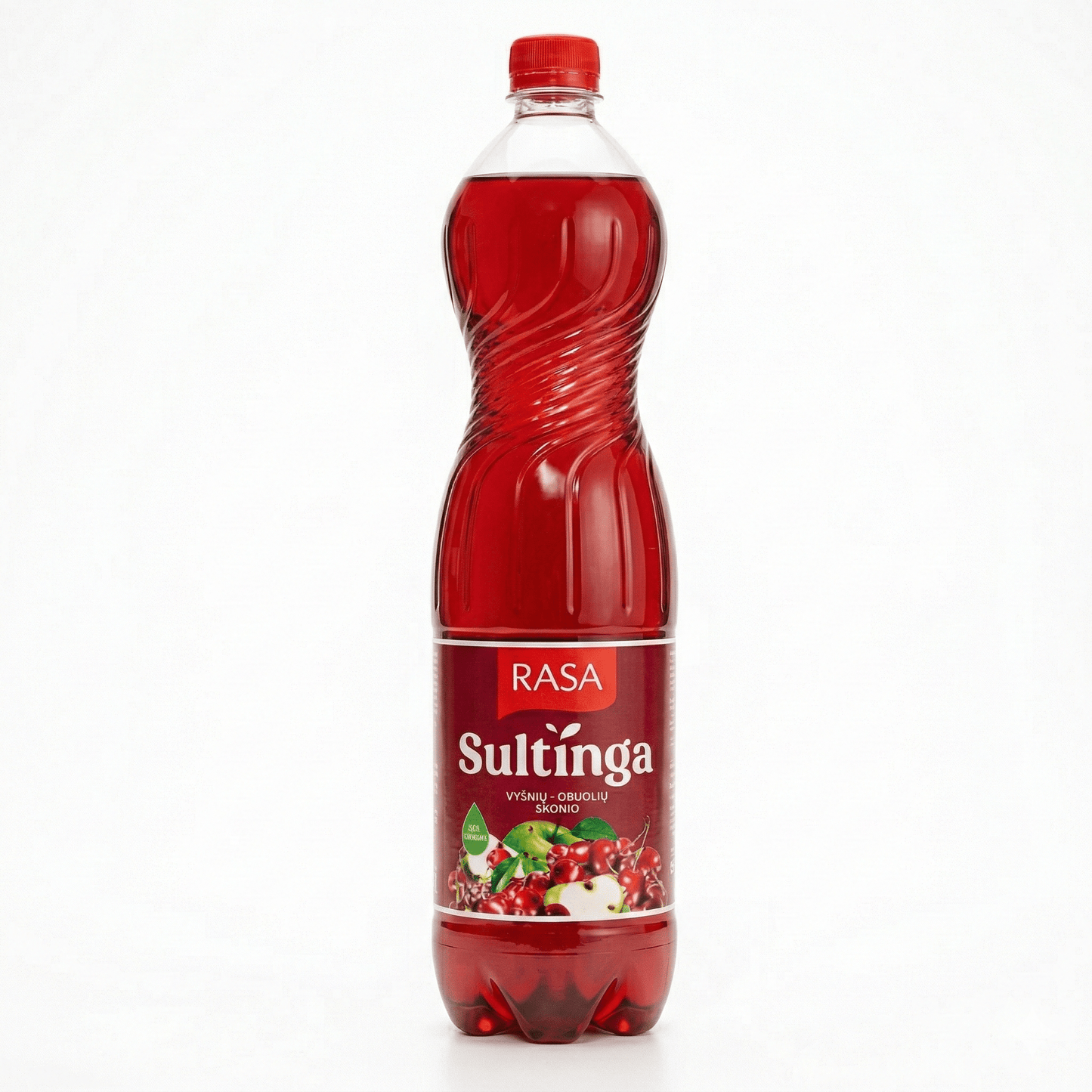 Stilles Erfrischungsgetränk Kirsch - Apfel - Geschmack - RASA Sultinga (1,5L) - Baltuna